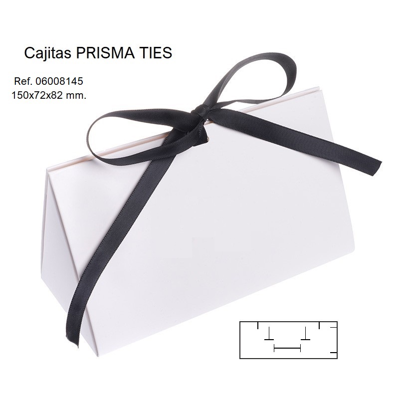 Cajita Prisma Ties multiuso 150x72x82 mm.